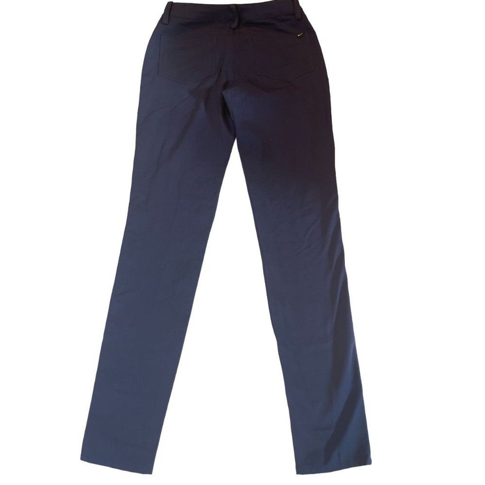 Nike Golf Womens Jeans Skinny Leg Mid Rise Dri Fit Stretch Navy Blue Size 0 - Picture 2 of 11